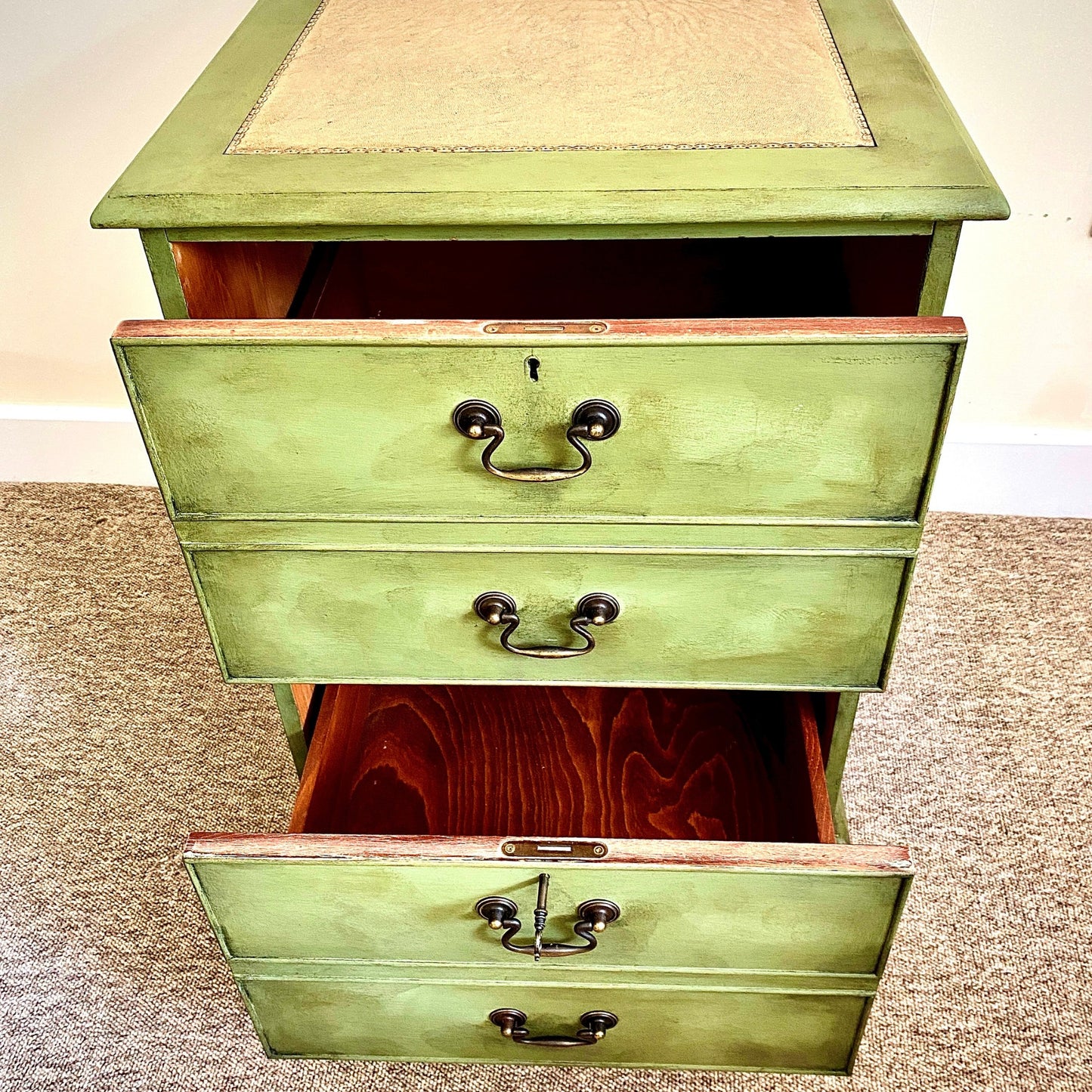 Hand Painted Filing Cabinet