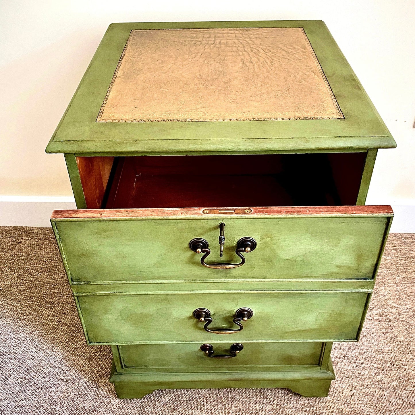 Hand Painted Filing Cabinet