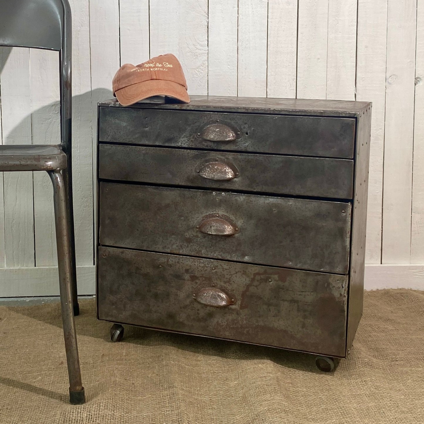 Steel Cabinet on Castors