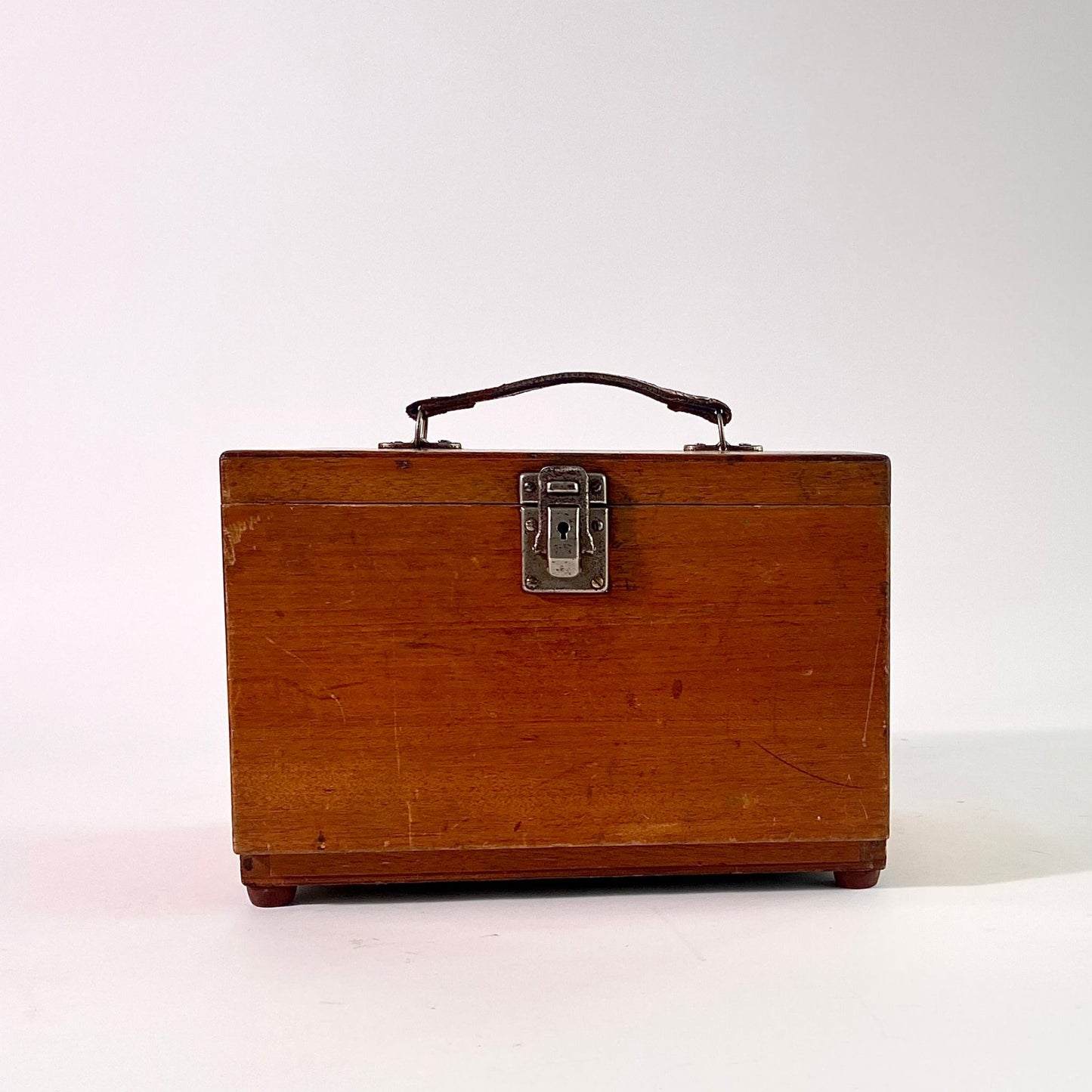 Vintage Vanity Box with Lock & Key
