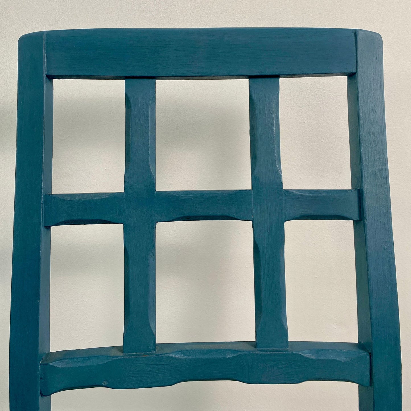 Four Painted Oak Dining Chairs