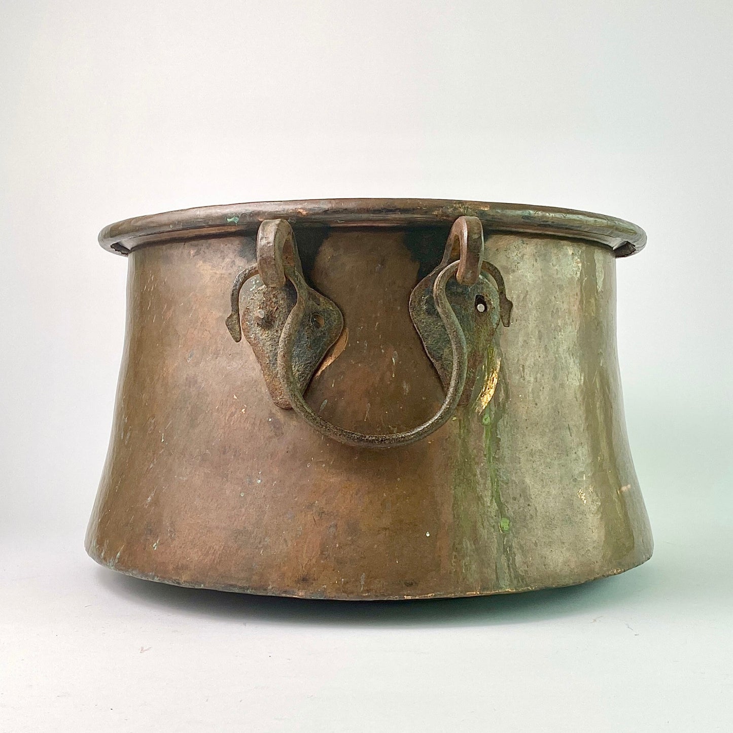 Large Swedish Copper Cauldron