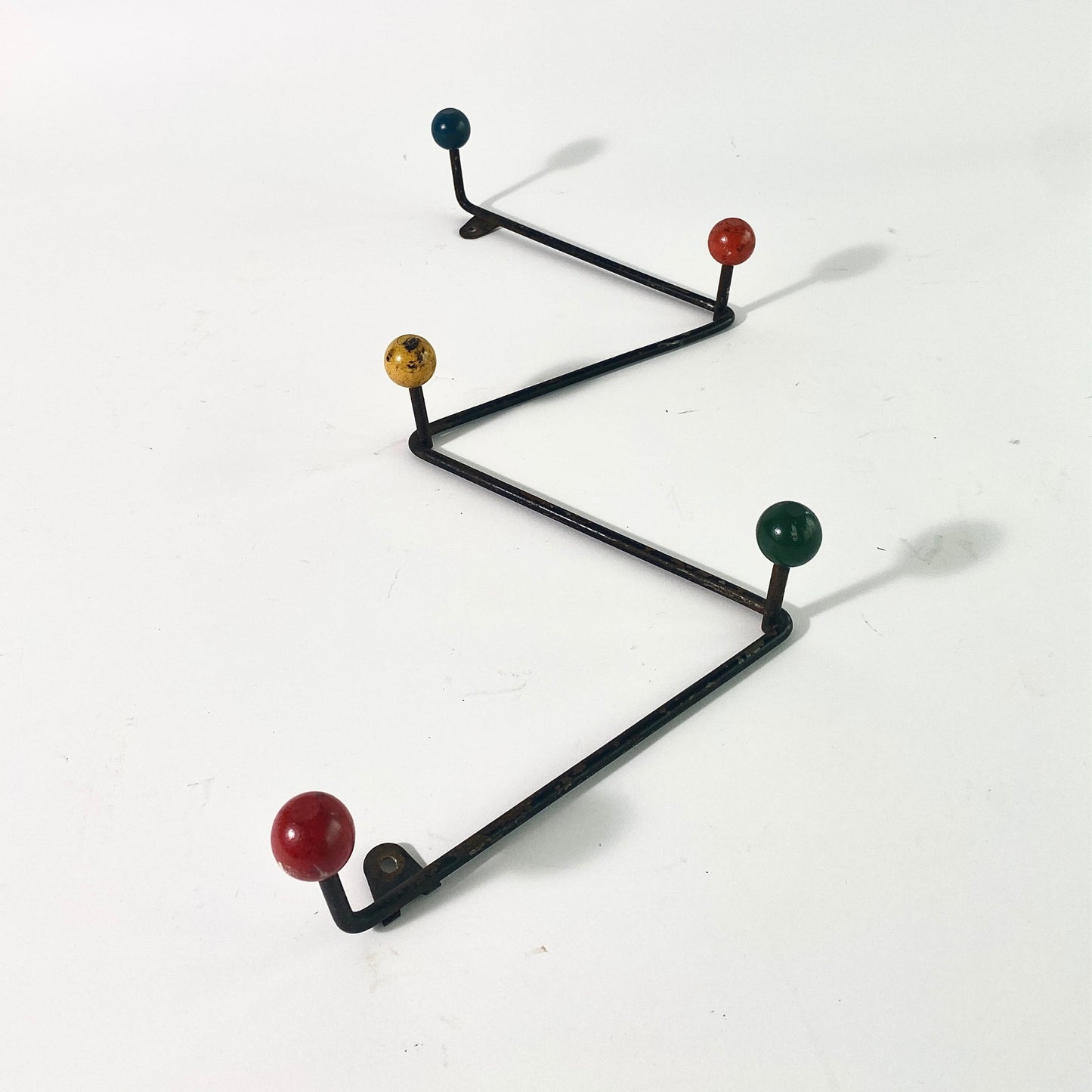 Mid Century Eames Atom Spheres Wall Mounted Coat Hooks
