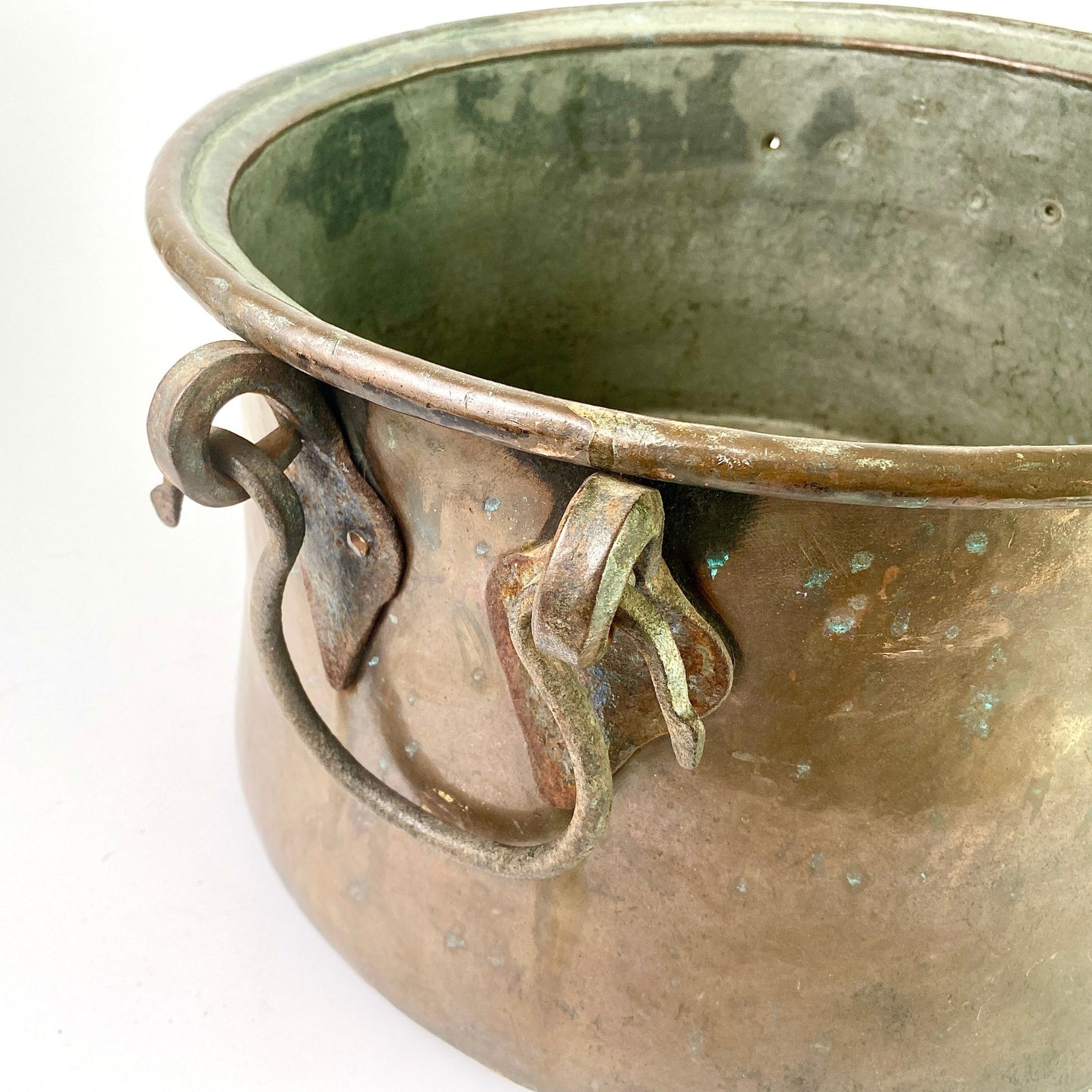 Large Swedish Copper Cauldron