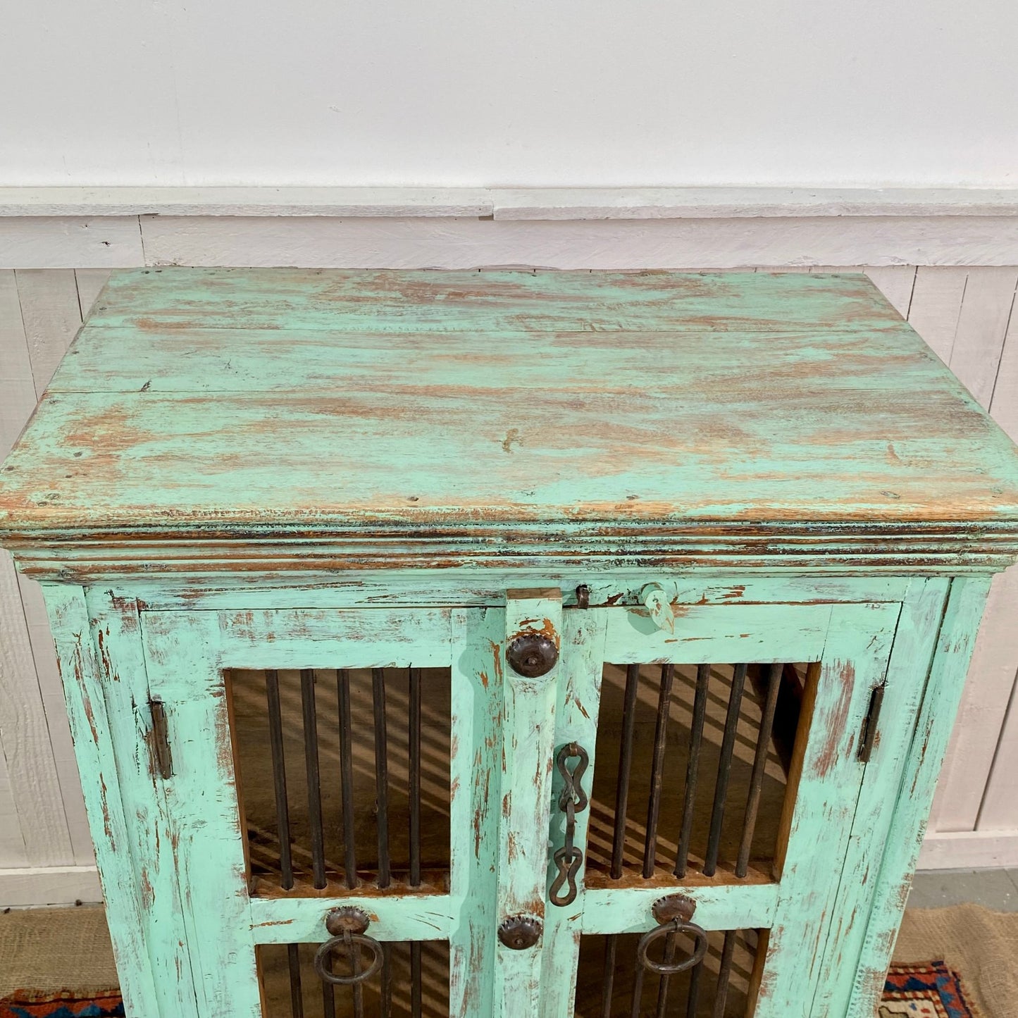 Indian Teak Jali Cupboard