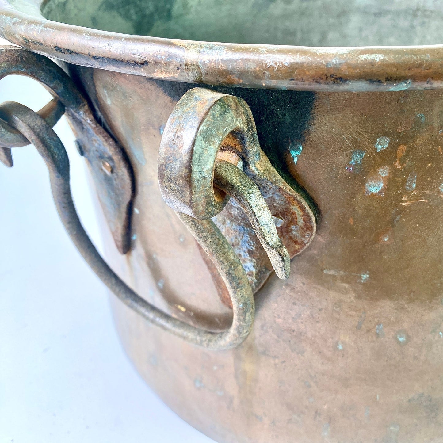 Large Swedish Copper Cauldron