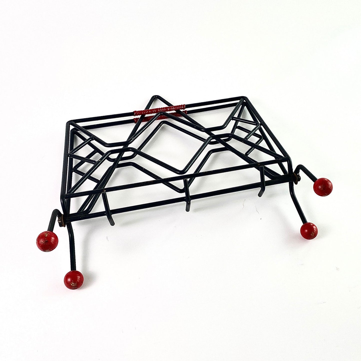 Retro Eames Inspired Atom Spheres Design Magazine / Record Rack