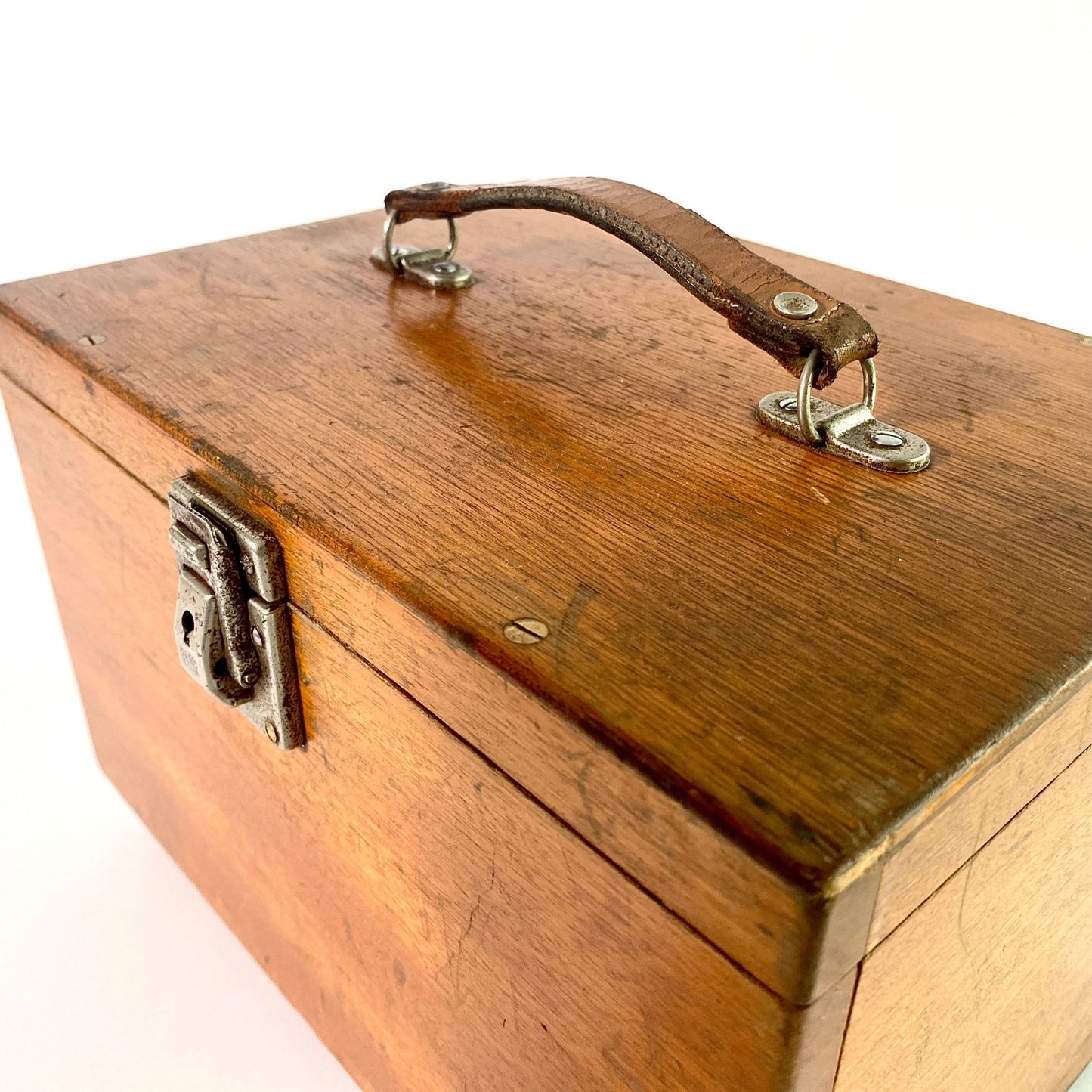 Vintage Vanity Box with Lock & Key