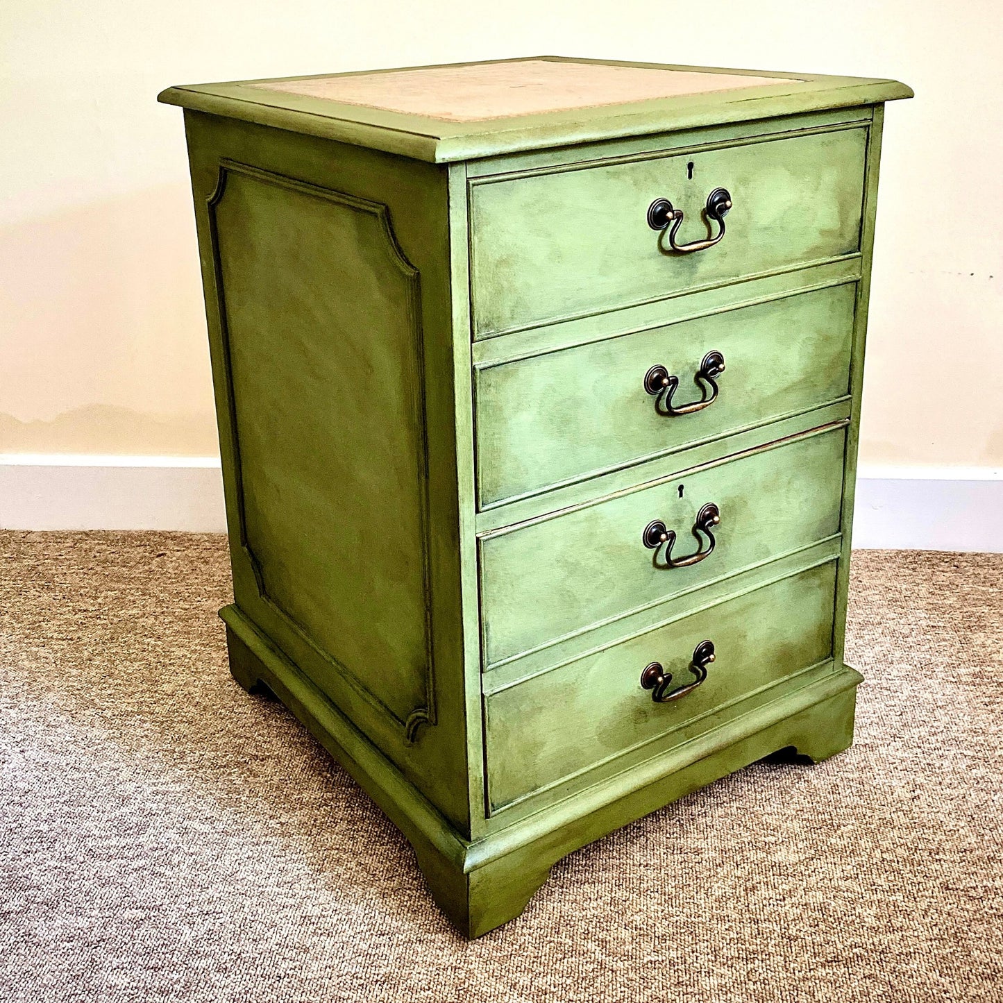 Hand Painted Filing Cabinet