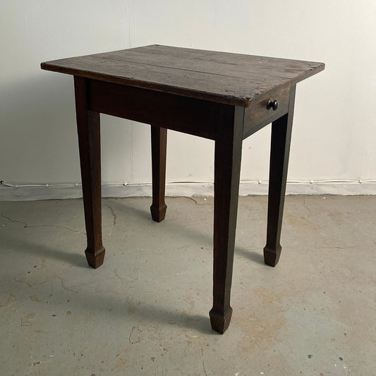 Victorian Oak Farmhouse Occasional Table