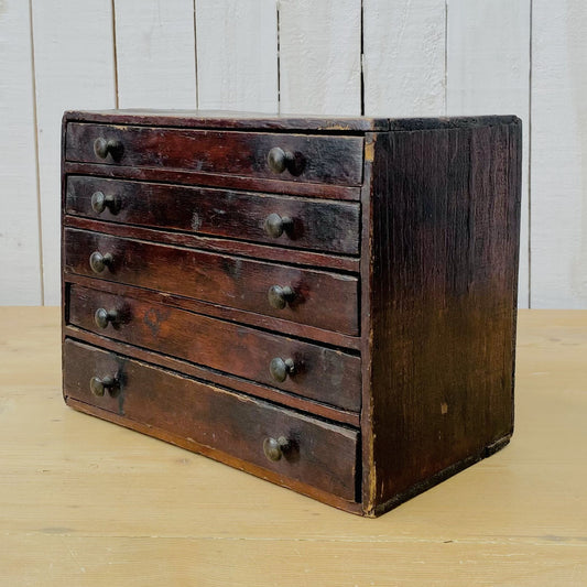 French Miniature Collector's Drawers