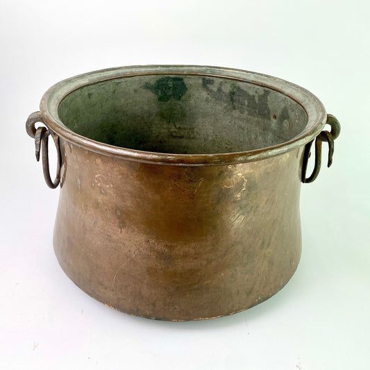 Large Swedish Copper Cauldron