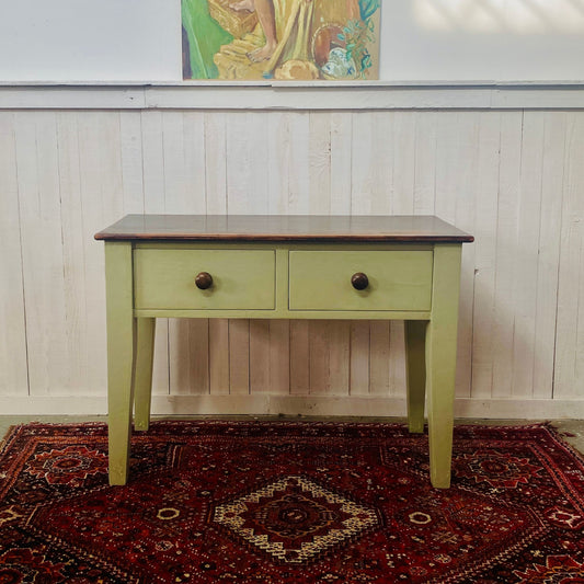 Beautiful Painted Vintage Dairy Table