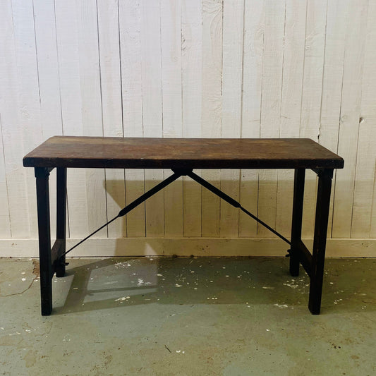Vintage Folding Chapel Bench (2 available)