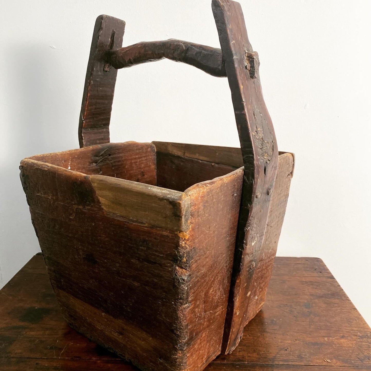 A Stunning Antique Chinese Rice or Water Bucket
