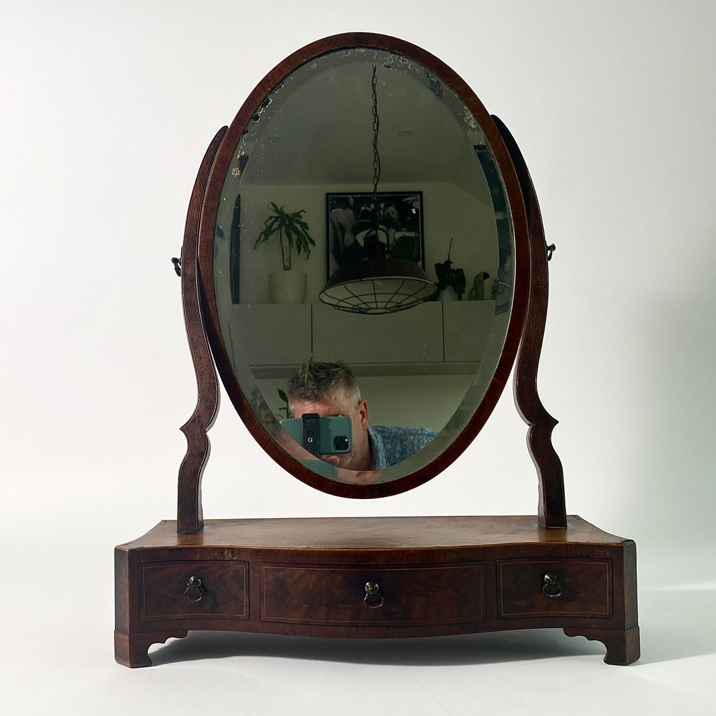 Regency Mahogany Dressing Table Mirror