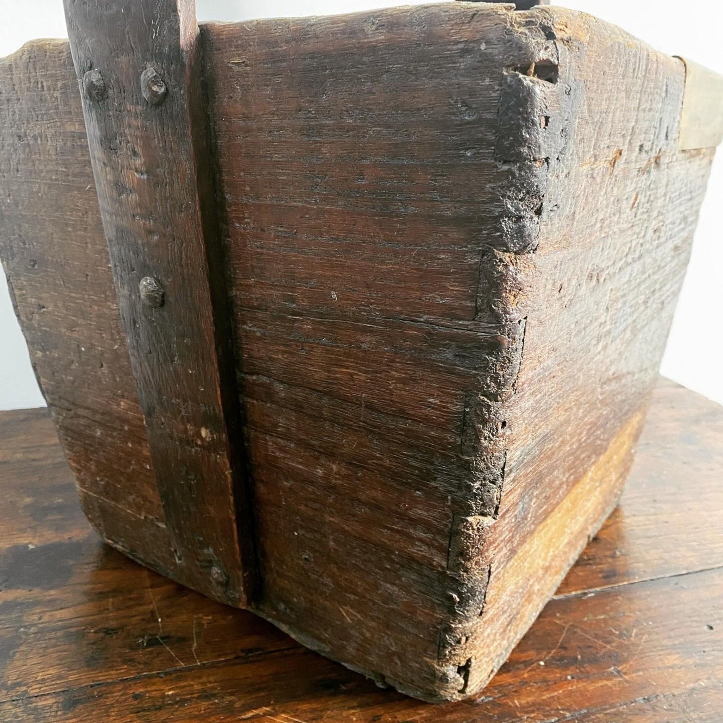 A Stunning Antique Chinese Rice or Water Bucket