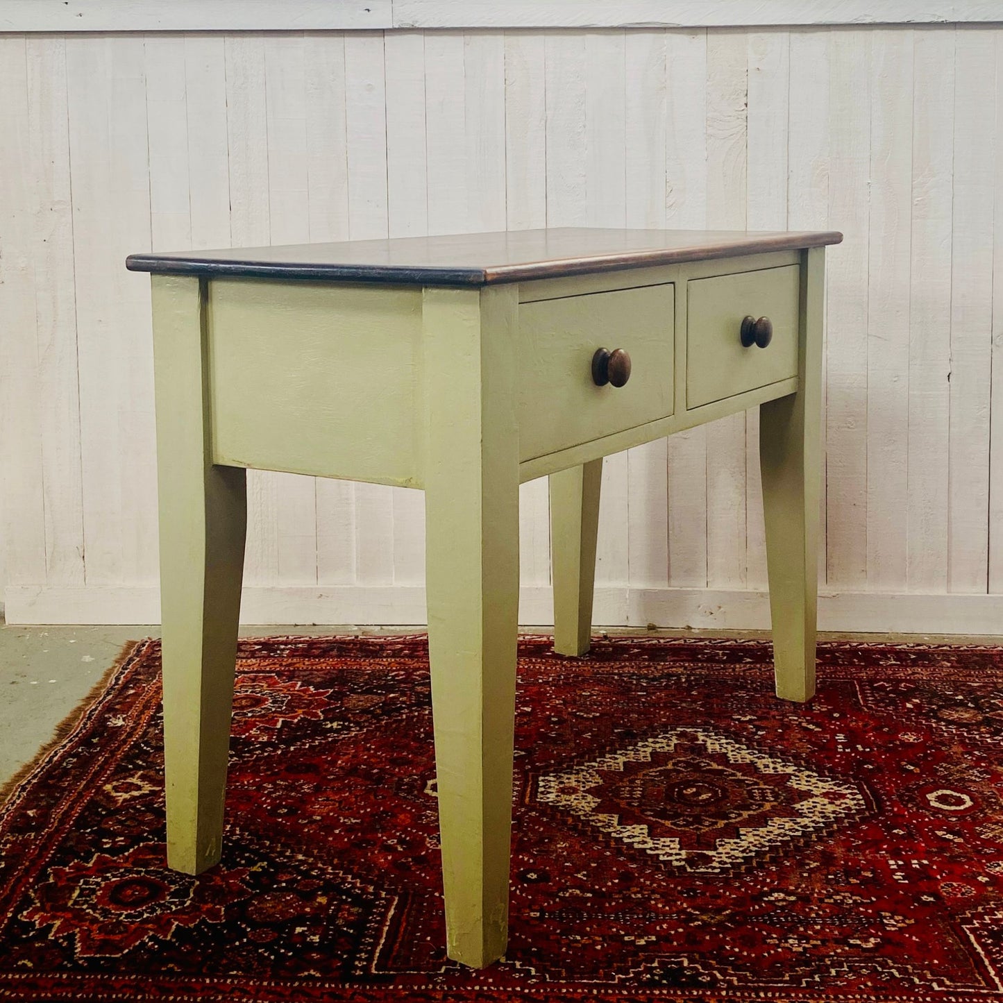 Beautiful Painted Vintage Dairy Table