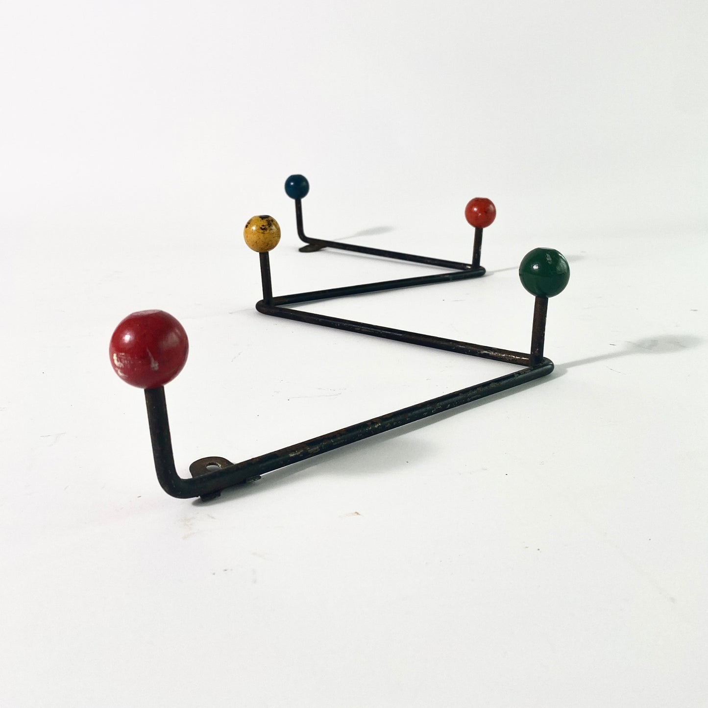 Mid Century Eames Atom Spheres Wall Mounted Coat Hooks