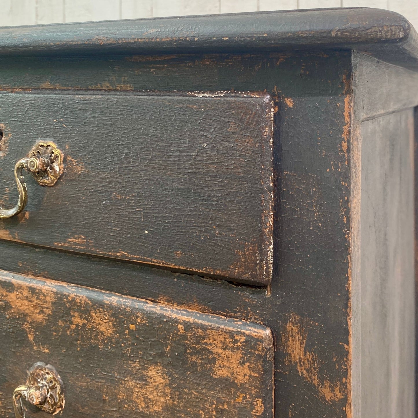 Painted Georgian Chest on Chest
