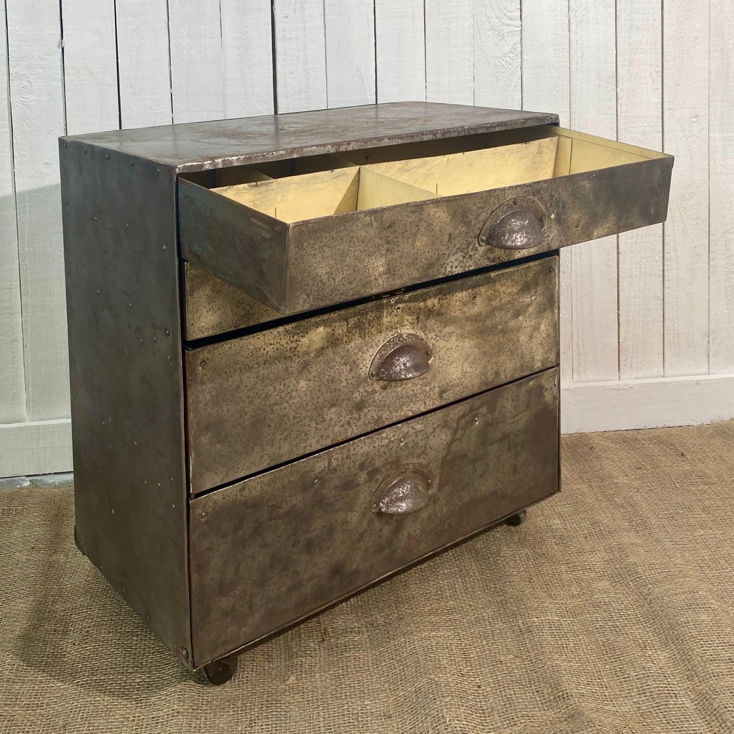Steel Cabinet on Castors