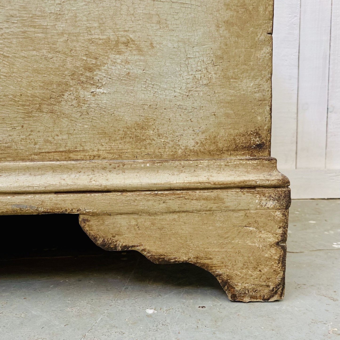 Antique Painted Blanket Box