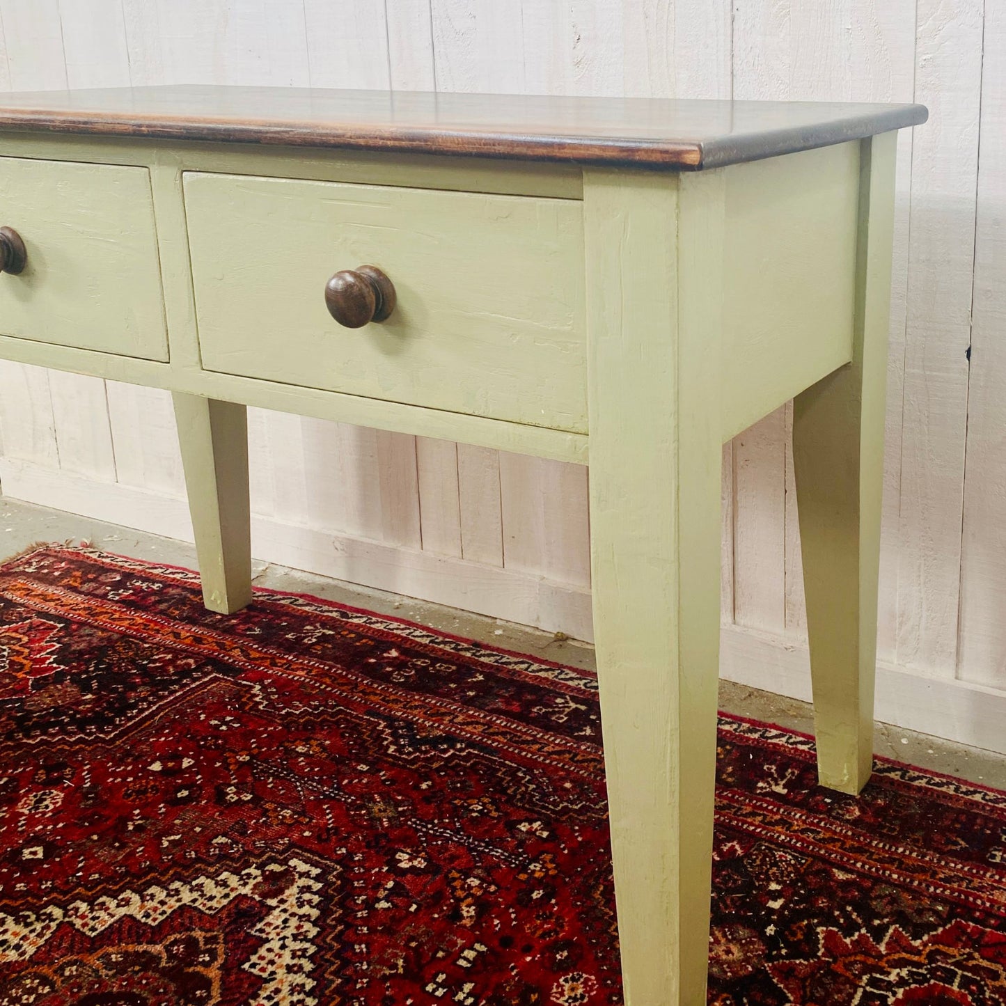 Beautiful Painted Vintage Dairy Table