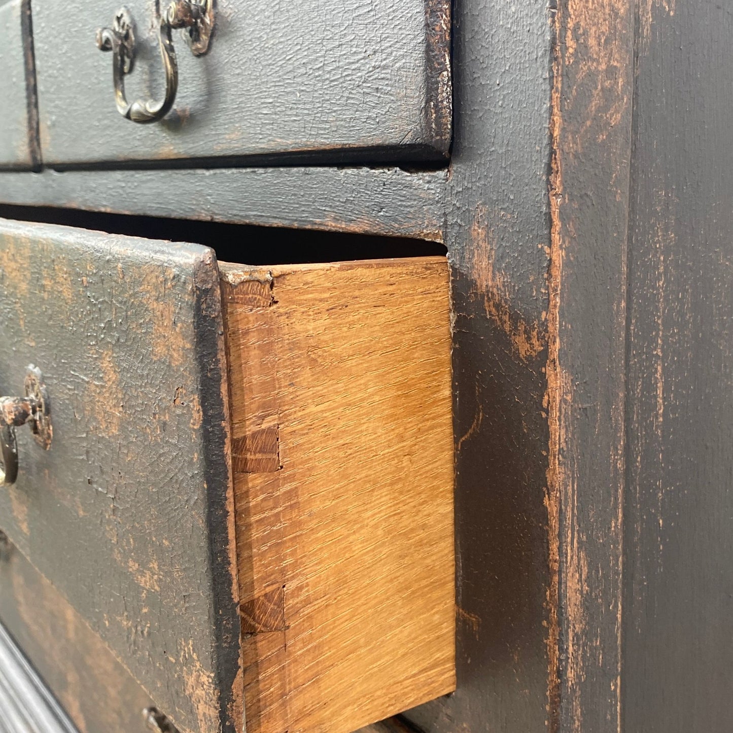 Painted Georgian Chest on Chest