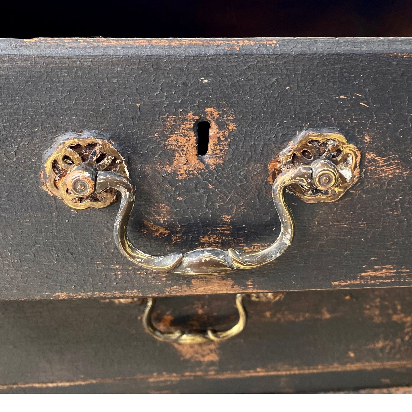 Painted Georgian Chest on Chest