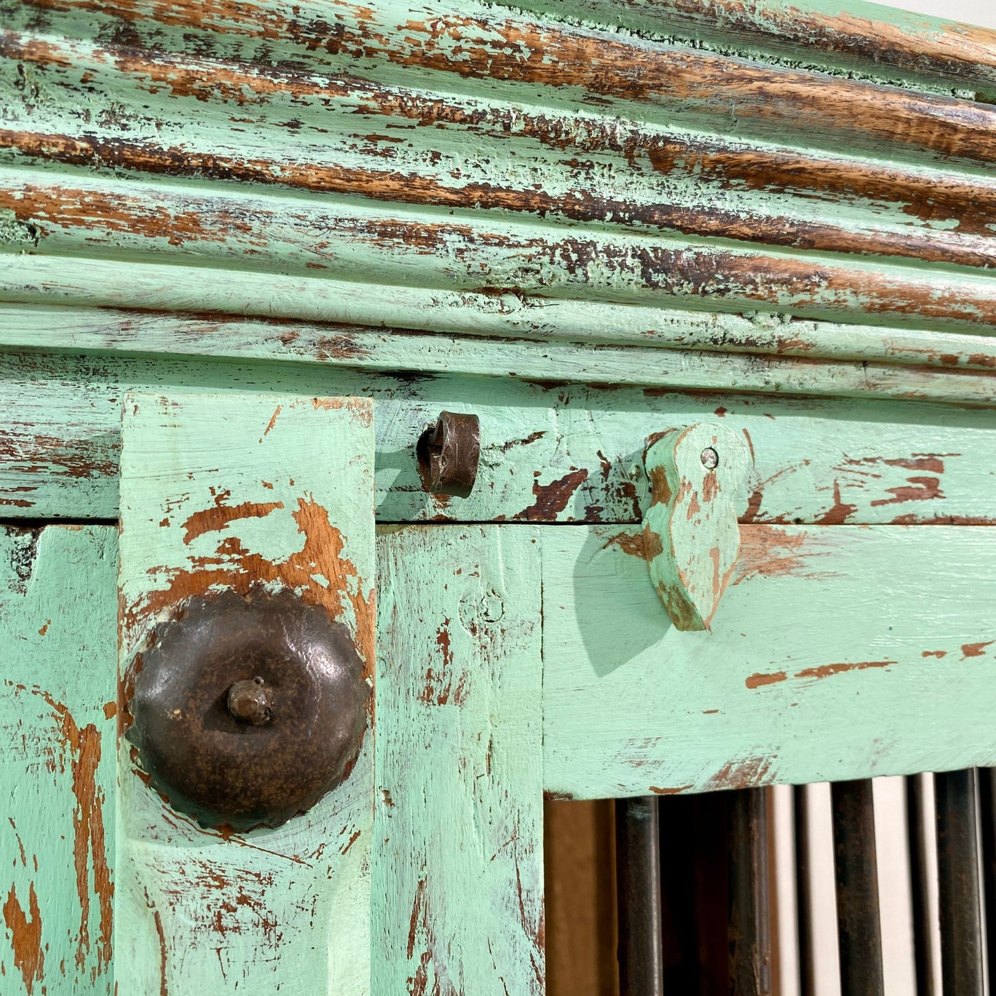 Indian Teak Jali Cupboard
