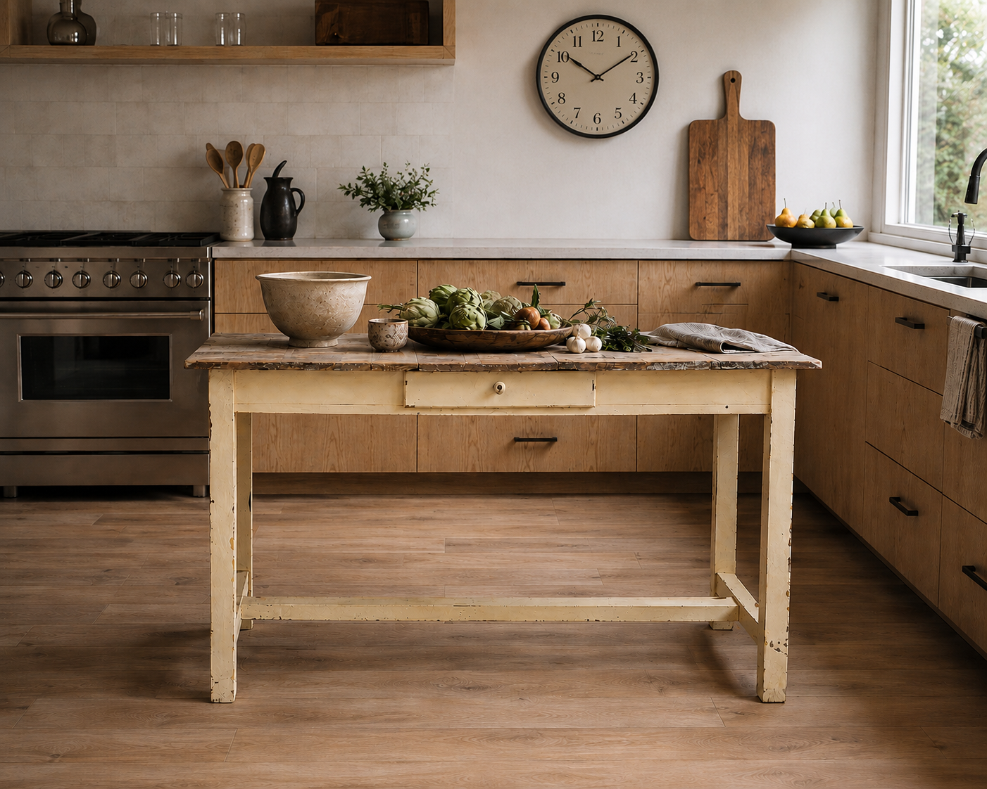 French Vernacular Prep Table