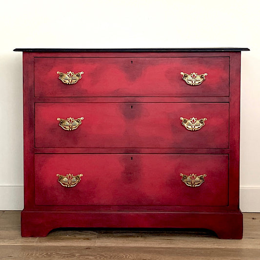 Painted Victorian Chest